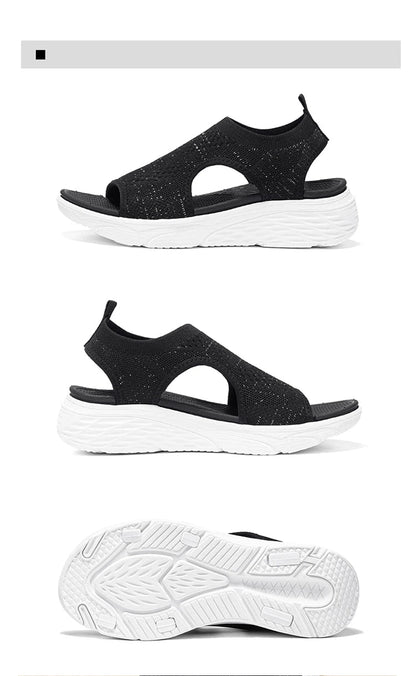 Women's Summer Shoes Breathable Open Toe Wedge Sandals Lightweight Outdoor Comfortable Ladies Casual Walking Sandals    Your Coastal Marketplace | Shoreshopper.com