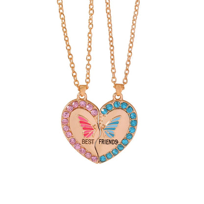 New Best Friends Necklace For Women Girls Broken Heart Puzzle Musical Note Pendant Necklaces BFF Friendship Forever Jewelry Gift    Home Decor Supply | Online Retail | ShoreShopper.com