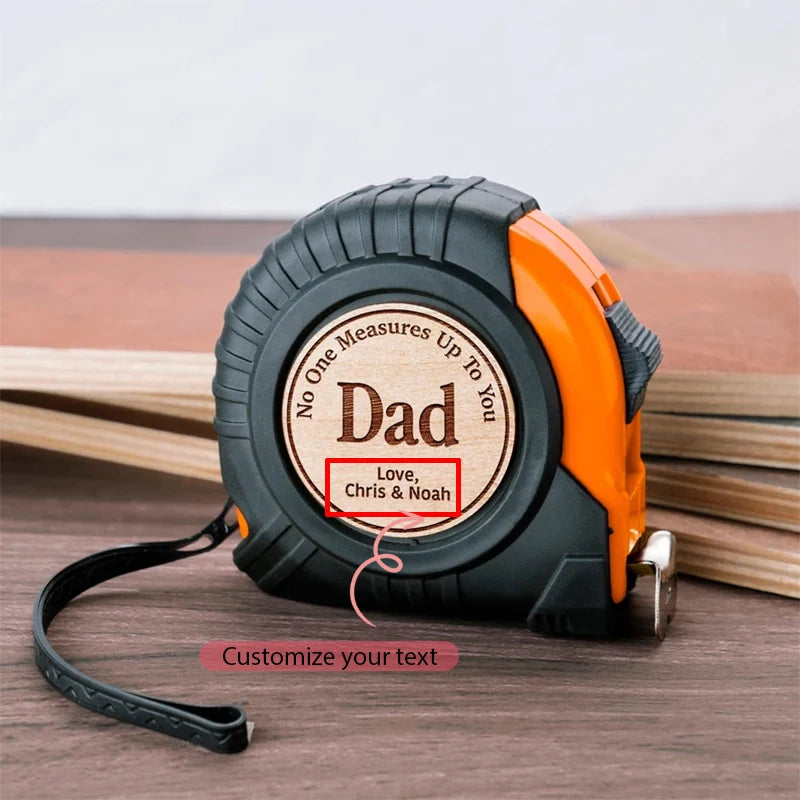 Custom No One Measures Up to you Dad Tape Measure Father's Day birthday Christmas daddy papa Husband Thanksgiving gift Present    Your Coastal Marketplace | Shoreshopper.com