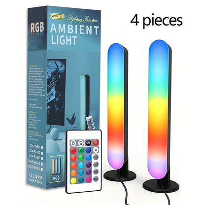 RGB Pickup Light Music Rhythm Lights Upgraded USB Rechargeable Model Christmas Decoration Desktop RGB Light Bar Music Rhythm - ShoreCo.Shop