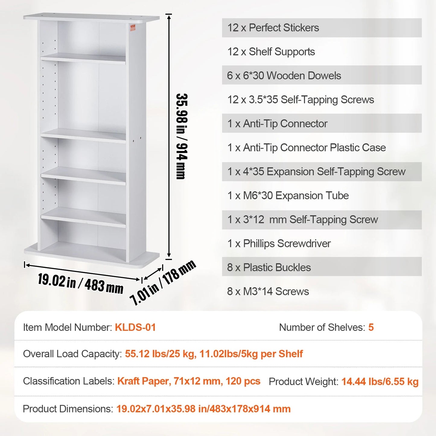SucceBuy Media Storage Cabinet DVD Shelf Holds Adjustable CD Shelves 5/12/16/36 Compartments Protects and Organizes Music Movie    Home Decor Supply | Online Retail | ShoreShopper.com