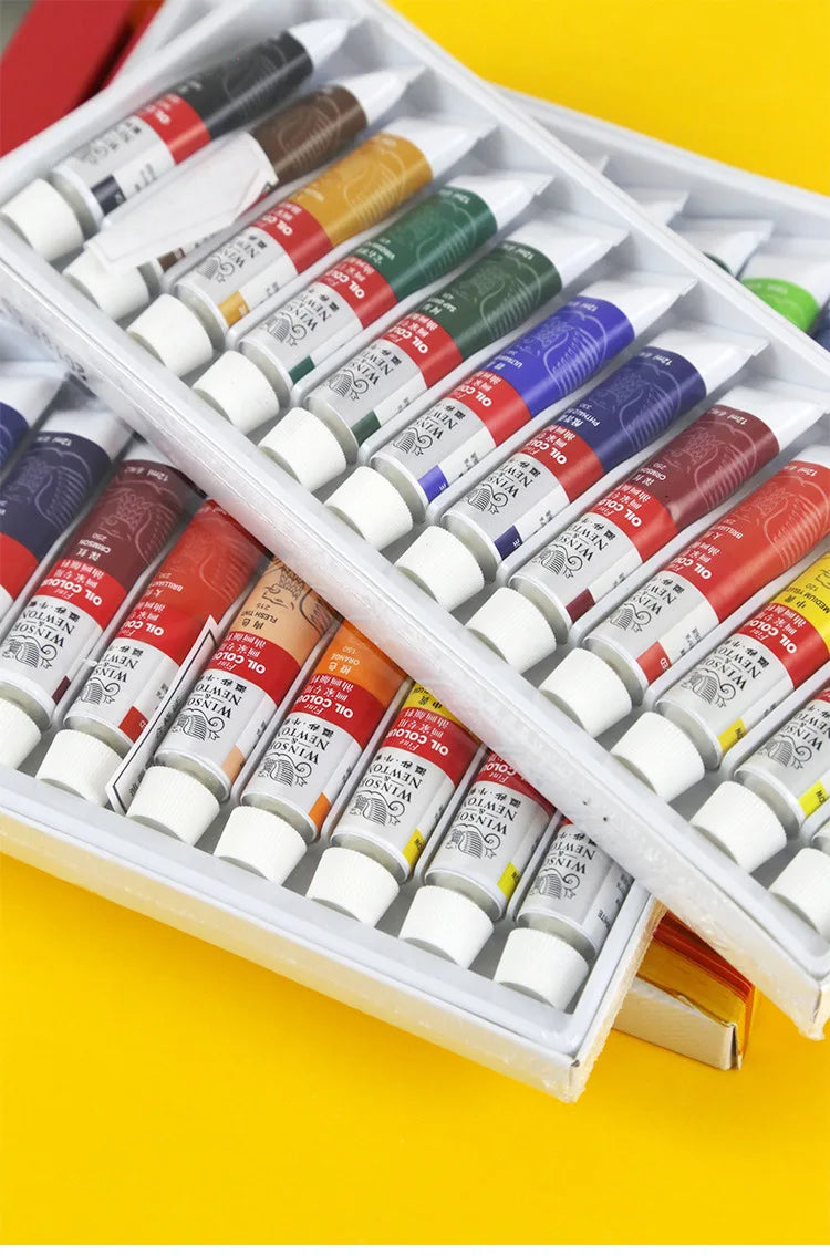 Professional 12/18/24 Colors 12 ML Tube Oil Paints Art For Artists Canvas Pigment Art Supplies Drawing Set    Home Decor Supply | Online Retail | ShoreShopper.com
