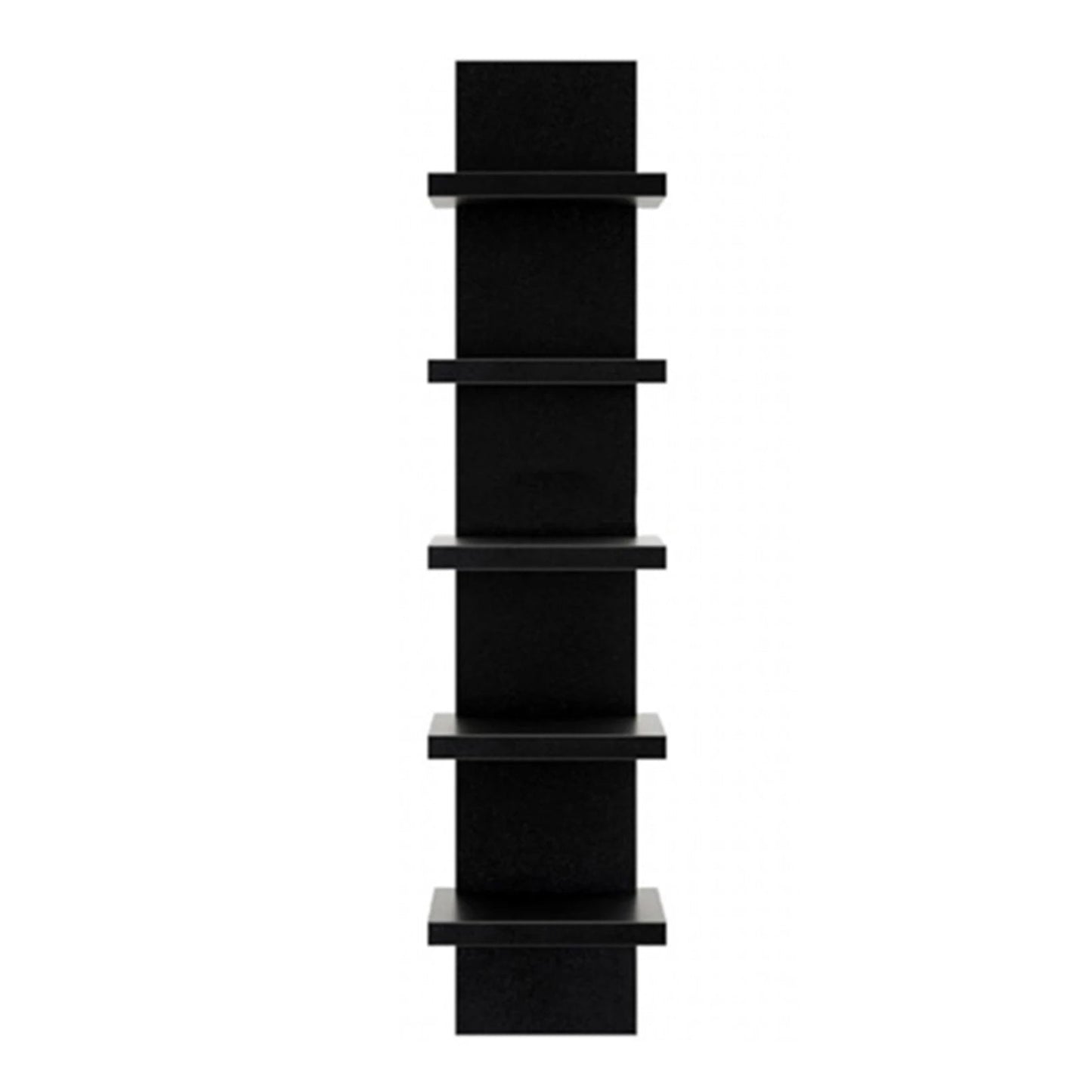 5 Layers Wall-Mounted Wood Bookshelf Storage Rack Board Shelf Organize Floating Shelf For Office Living Room Decor For Books    Home Decor Supply | Online Retail | ShoreShopper.com