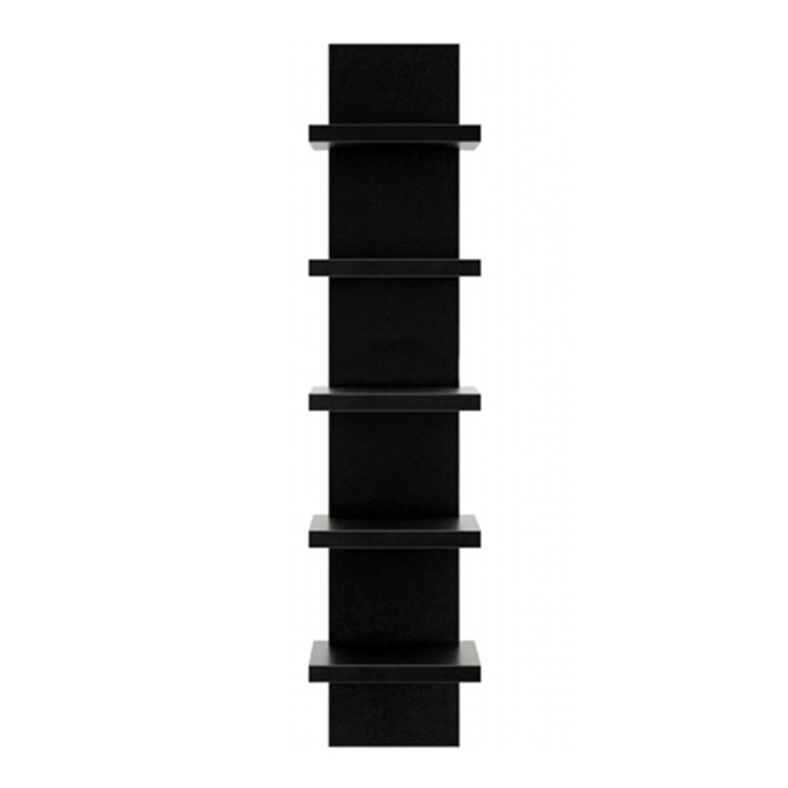 5 Layers Wall-Mounted Wood Bookshelf Storage Rack Board Shelf Organize Floating Shelf For Office Living Room Decor For Books    Home Decor Supply | Online Retail | ShoreShopper.com