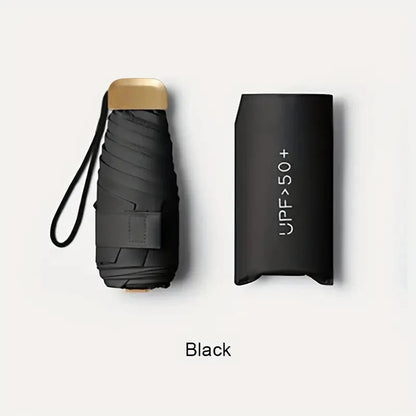 Ultra-Light UV Protection Umbrella - Compact, Foldable Design with Stainless Steel Handle for Sun & Rain, Durable 190T Canopy    Your Coastal Marketplace | Shoreshopper.com