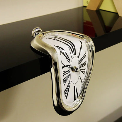 Melting Distorted Surreal Novelist Salvador Dali Style Decorative Clock    Home Decor Supply | Online Retail | ShoreShopper.com