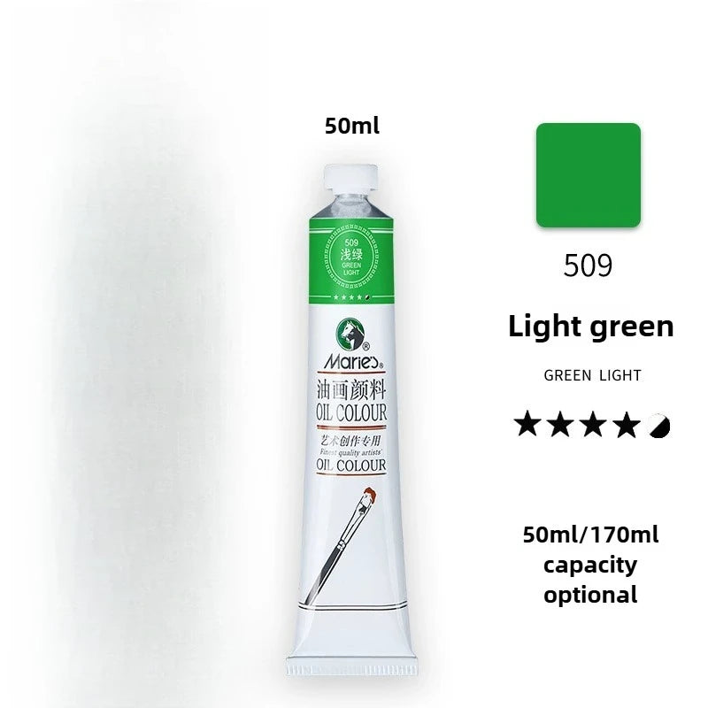 Maries Oil Paint 50ML Oil Painting Art Creation Pigment Large Oil Paint Paint Single Commonly Used 24 Colors    Home Decor Supply | Online Retail | ShoreShopper.com