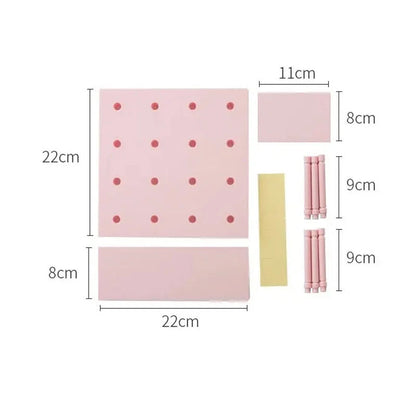 Home Decor Wall Shelves Decoration Hole Board Wall Storage Rack Storage Shelf Kitchen Bedroom Hanging Wall Shelves Wall Decor    Home Decor Supply | Online Retail | ShoreShopper.com