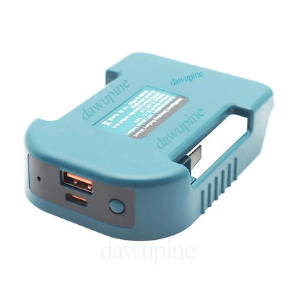 Li-ion Battery Parts Adapter For DEWALT 20V DCB200 For Makita 18V BL1830 Lithium Batteries Case Type C USB Power Bank Charger    Home Decor Supply | Online Retail | ShoreShopper.com