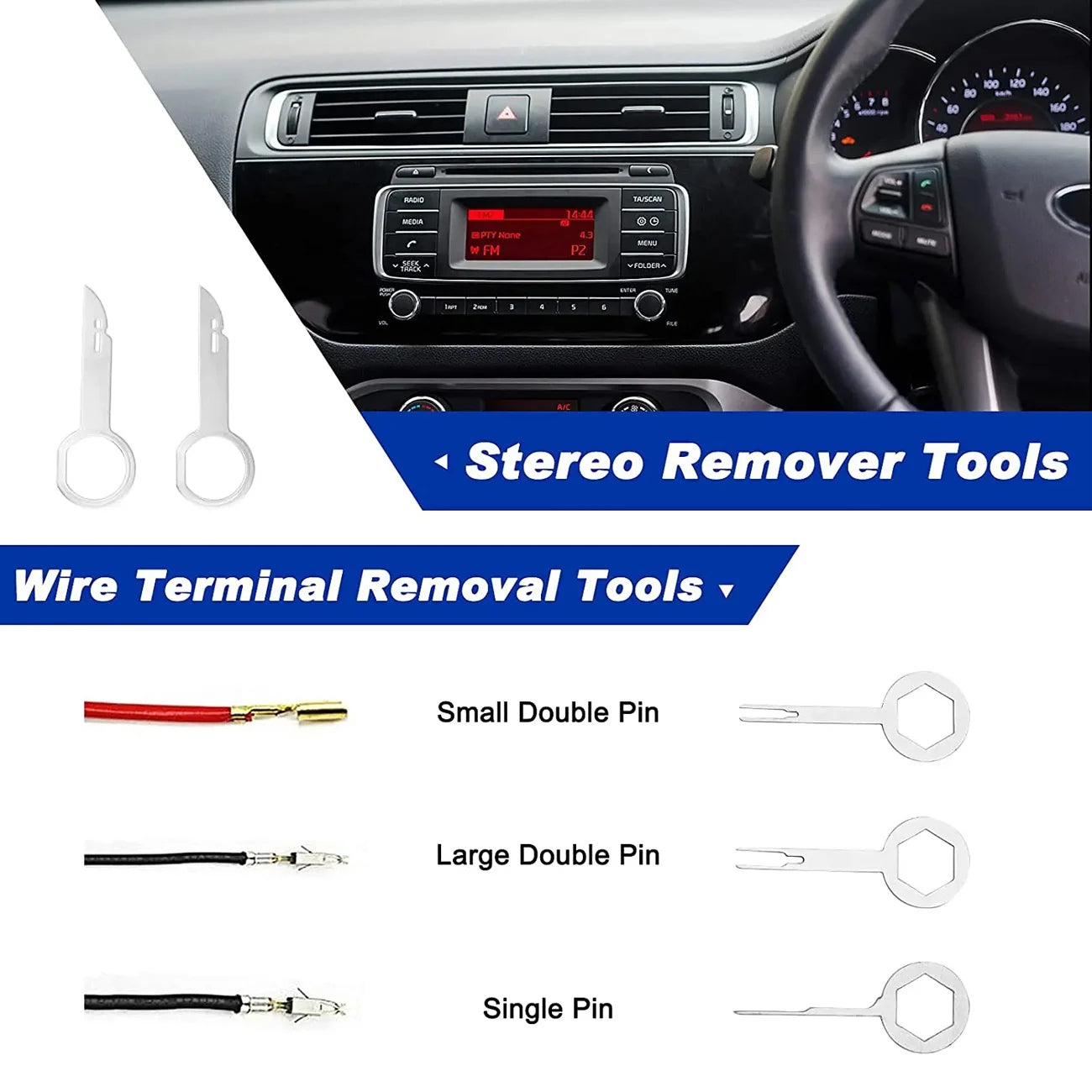 Car Trim Removal Tool Kit for Door/ Pannel/ Audio Dashboard/ Plastic Rivets/ Bumper/ Fastener Clips DIY Car Panel Disassembly    Home Decor Supply | Online Retail | ShoreShopper.com
