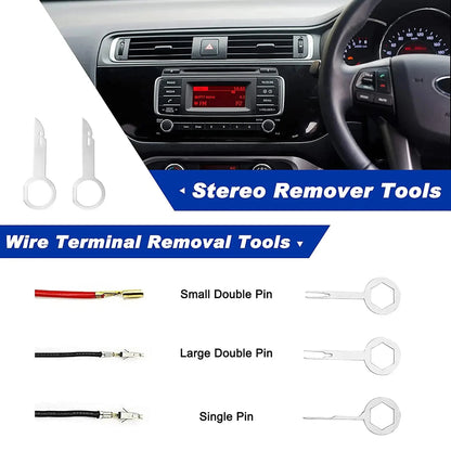 Car Trim Removal Tool Kit for Door/ Pannel/ Audio Dashboard/ Plastic Rivets/ Bumper/ Fastener Clips DIY Car Panel Disassembly    Home Decor Supply | Online Retail | ShoreShopper.com