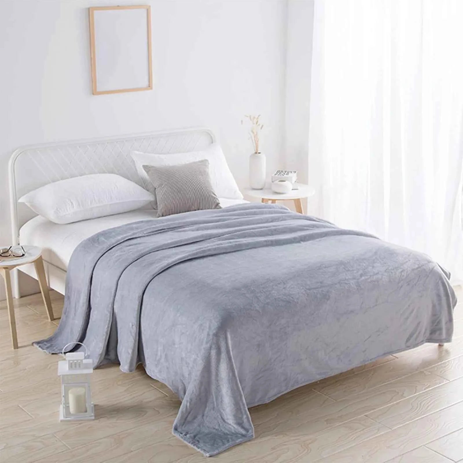 Soft Fuzzy Fleece Throw Blanket Twin Colorful Luxury Warm Cozy Couch Blanket Plush Microfiber Blanket For Bed Sofa Travel
