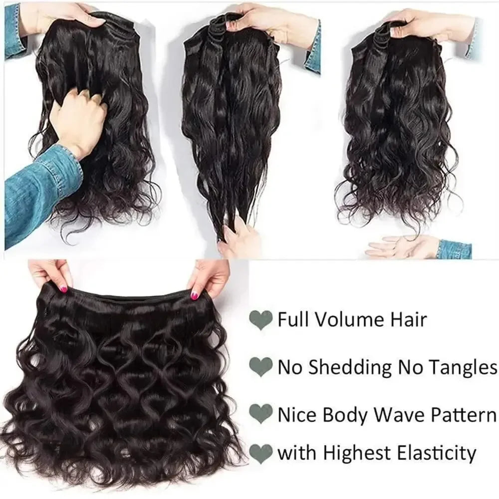 Body Wave Human Hair Bundles 12A Raw Virgin 100% Unprocessed Weave Human Hair Extensions 1 3 4 Bundles Deals Natural Color    Home Decor Supply | Online Retail | ShoreShopper.com