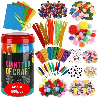 Arts and Crafts Supplies for Kids DIY Crafting School Kindergarten Homeschool Supplies Arts Set Toys for Children    Home Decor Supply | Online Retail | ShoreShopper.com