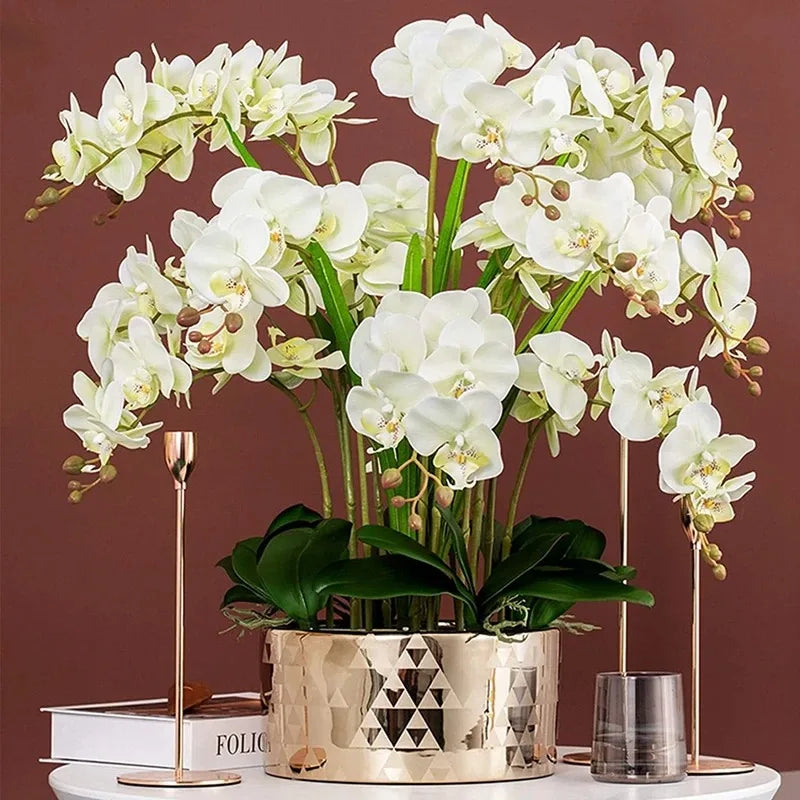 1Pcs Butterfly Orchid Artificial Flowers Orchid Phalaenopsis Fake Flowers Party Home Decor Garden Wedding Decoration Accessories    Home Decor Supply | Online Retail | ShoreShopper.com
