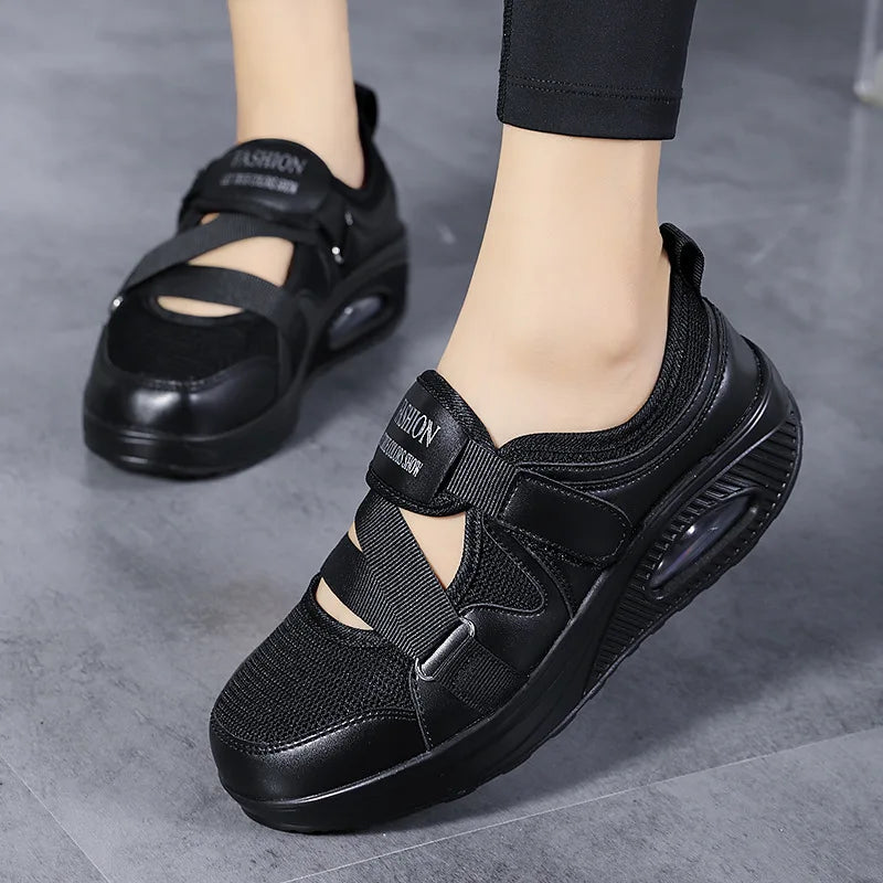Women's Shoes 2022 Fashion Breathable Wedge Air Sneakers Lightweight Platform Sport Shoes Summer Woman Vulcanize Shoes    Your Coastal Marketplace | Shoreshopper.com