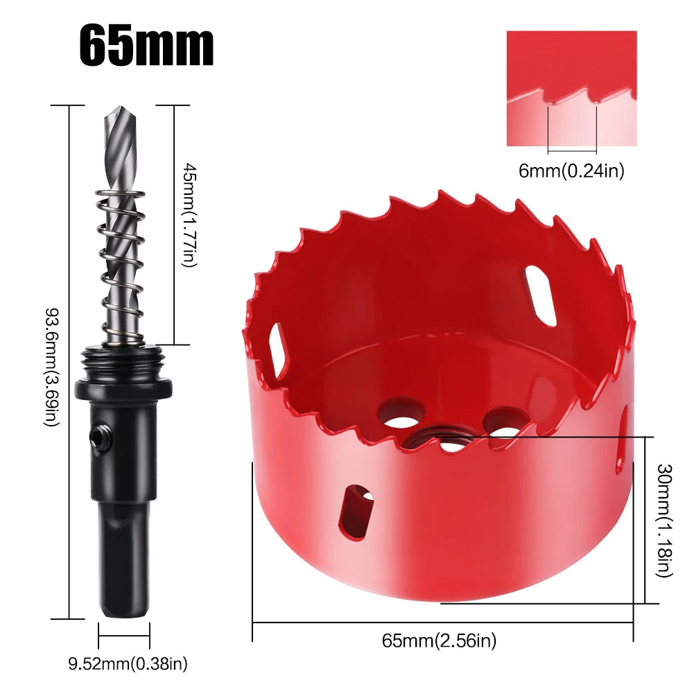 1pc 15-200mm M42 Bi-Metal Hole Saw HSS Drill Bit for Metal Iron Aluminum Stainless Plastic DIY Wood Cutter Tools    Home Decor Supply | Online Retail | ShoreShopper.com