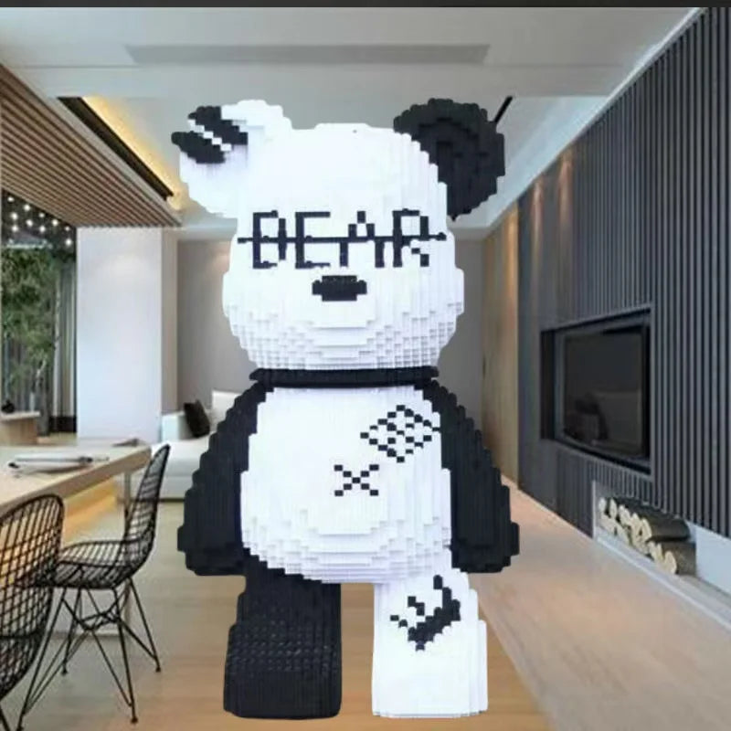 8653 Pieces of Fashionable Bear DIY Model Building Blocks, Designed for Young and Adults,    Home Decor Supply | Online Retail | ShoreShopper.com