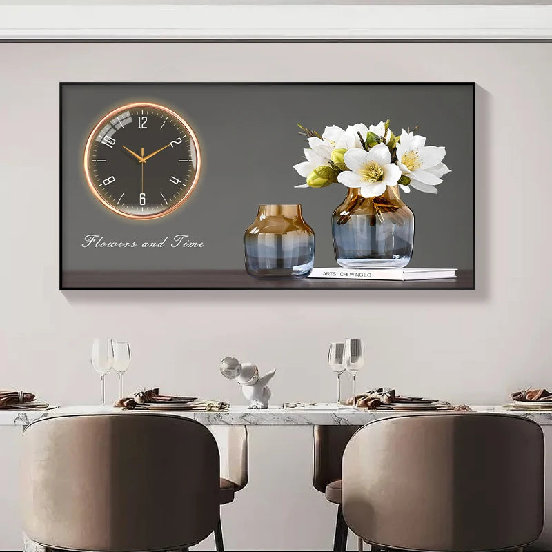 Large Size Aluminum alloy framed Artwork Wall Clock, Luxurious Muted Quartz Clock for Home Decor,living Room,bed Room Décor    Home Decor Supply | Online Retail | ShoreShopper.com
