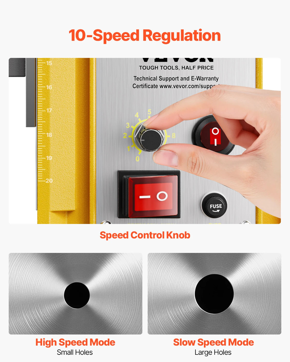 SucceBuy Magnetic Drill Boring Diameter Portable Electric Mag Drill Press Drilling Machine Metal Surface Industrial Improvement - ShoreCo.Shop