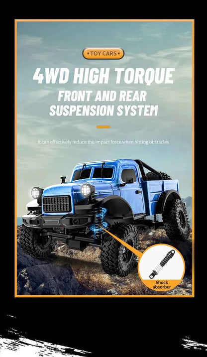 RC Car C8813 Full Proportional Throttle Pickup Truck Model Remote Control Toy 4WD Climbing Off-Road Rc Remote Control Car Gift