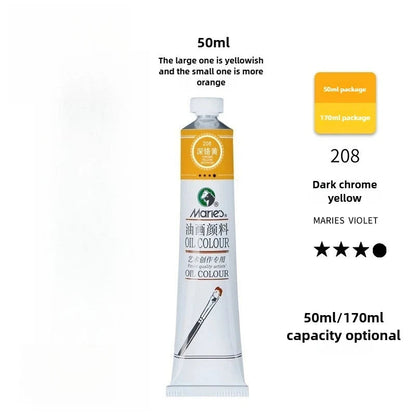 Maries Oil Paint 50ML Oil Painting Art Creation Pigment Large Oil Paint Paint Single Commonly Used 24 Colors    Home Decor Supply | Online Retail | ShoreShopper.com