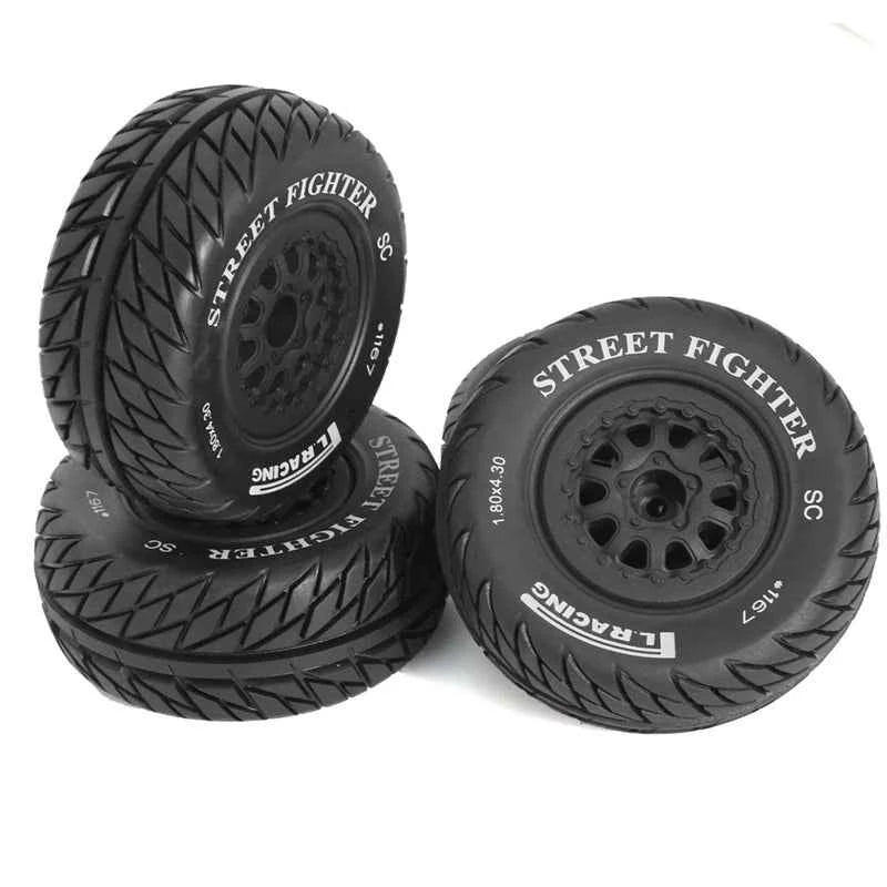 Rc Tires Truck Wheels And Tires For 1/10 RC Off-Road Vehicles