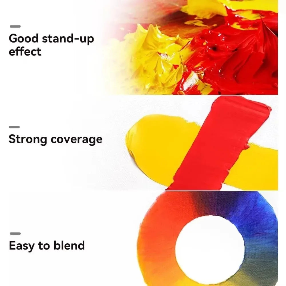 Paul Rubens Oil Paint 20 Colors 50ml Professional Oil Based Paint High Saturation Creamy Texture for Artists Beginners    Home Decor Supply | Online Retail | ShoreShopper.com