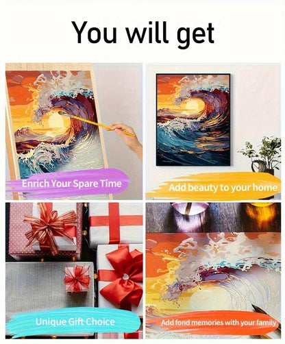 Paint by Numbers Kit for Adults，children，Beginner to Advanced NumberOil Paintin ，Home Decor ，DIY Art Scenery Oil Paintin    Home Decor Supply | Online Retail | ShoreShopper.com