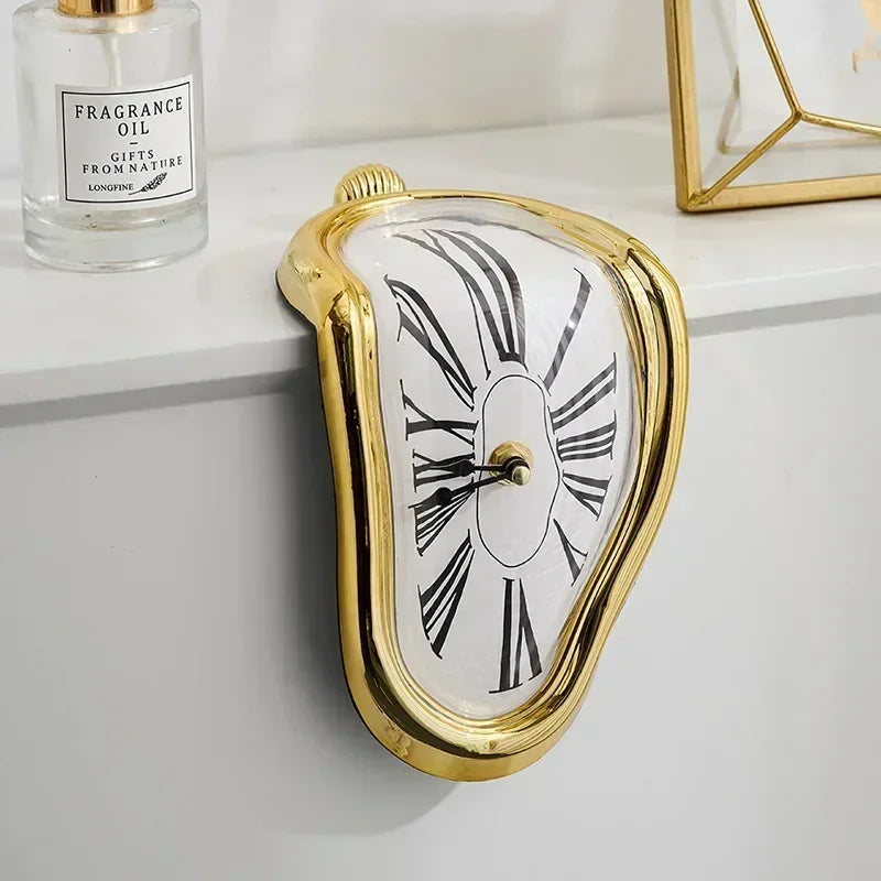 Novel Salvador Dali Style Melting Distorted Surreal Wall Clock    Home Decor Supply | Online Retail | ShoreShopper.com
