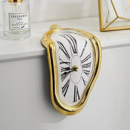 Novel Salvador Dali Style Melting Distorted Surreal Wall Clock    Home Decor Supply | Online Retail | ShoreShopper.com