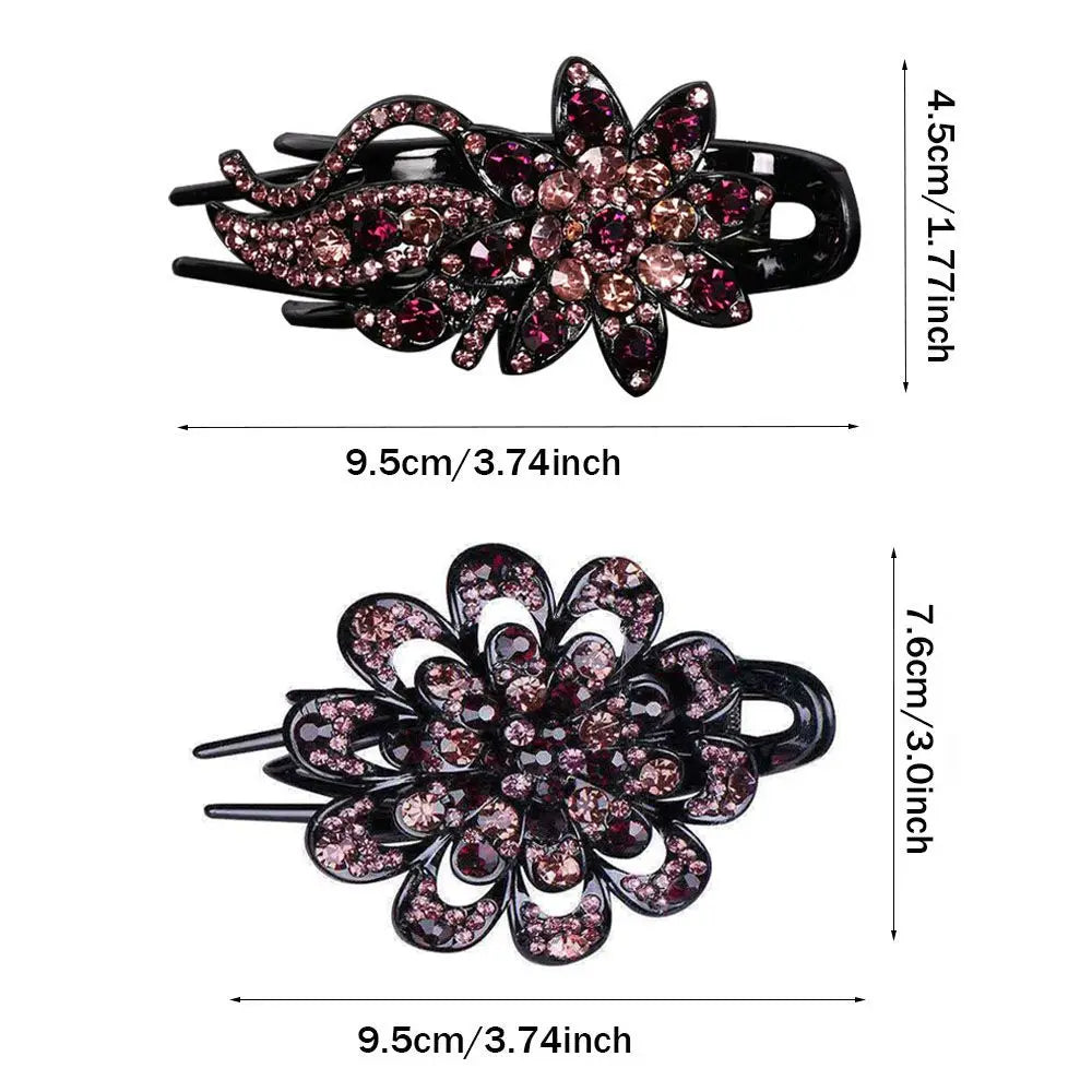 1pcs Ponytail Headwear Headwear Hair Accessories Duckbill Clip Hair Claws Hairgrip Women Hair Clips Rhinestone Hairpin    Your Coastal Marketplace | Shoreshopper.com