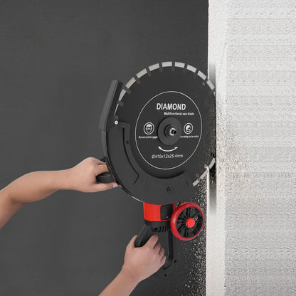 16In 4000W Electric Concrete Saw Brick Cutter Circular Saw Wall Slotting Groving with Saw Blade and Rolling Pulley 3000RPM    Home Decor Supply | Online Retail | ShoreShopper.com