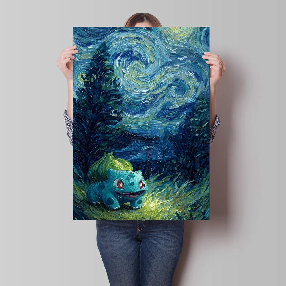Van Gogh Style Pokemon Pikachu Wall Decoration Multiple Characters Are Available Creating A Unique Artistic Space for Your Home    Home Decor Supply | Online Retail | ShoreShopper.com