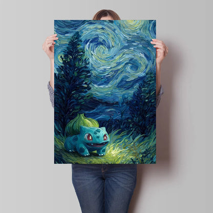 Van Gogh Style Pokemon Pikachu Wall Decoration Multiple Characters Are Available Creating A Unique Artistic Space for Your Home    Home Decor Supply | Online Retail | ShoreShopper.com