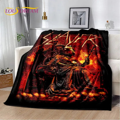 Slayer Heavy Metal Band Soft Plush Blanket,Flannel Blanket Throw Blanket for Living Room Bedroom Bed Sofa Picnic Cover Warm Kids    Your Coastal Marketplace | Shoreshopper.com