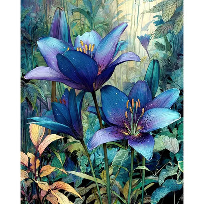 CHENISTORY Painting By Number Pink Flower Drawing On Canvas Hand Painted DIY Picture By Numbers Home Decoration    Home Decor Supply | Online Retail | ShoreShopper.com