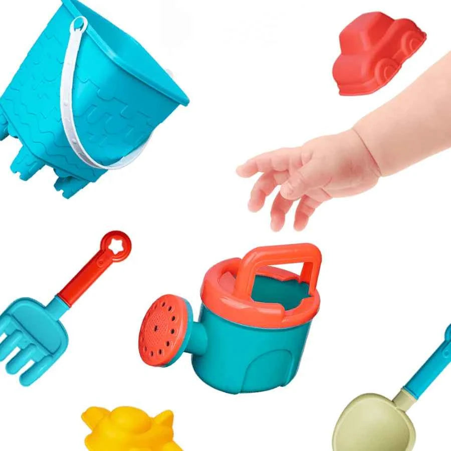 Children's beach toy set, summer toys, beach play, sand playing, digging tools, shovels, the perfect summer gift for children