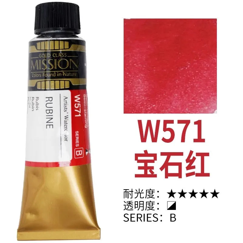 Korea MIJELLO tube watercolor artist 15ml watercolor paint mission series art supplies    Home Decor Supply | Online Retail | ShoreShopper.com