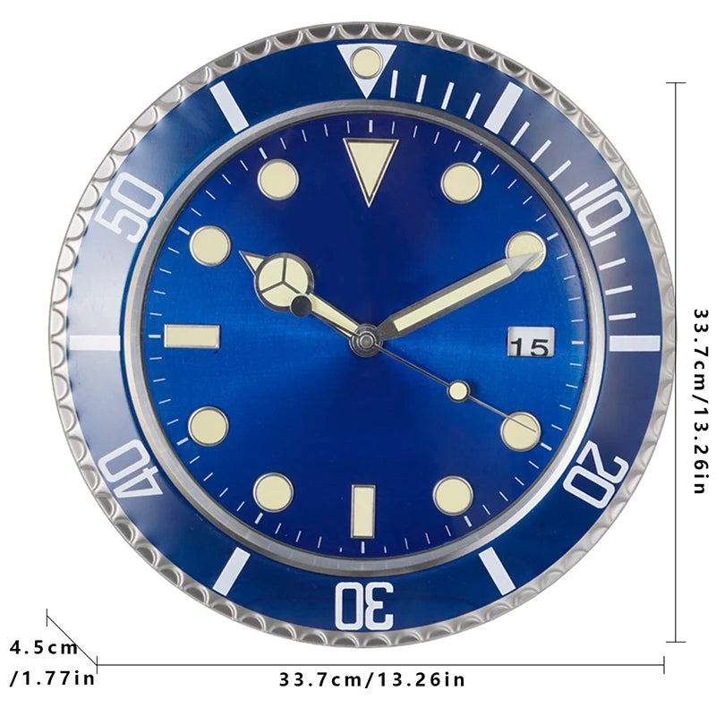 Metal Creative Art Design Digital Luminescent Clock 13"    Home Decor Supply | Online Retail | ShoreShopper.com