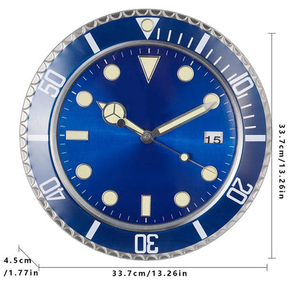 Metal Creative Art Design Digital Luminescent Clock 13"    Home Decor Supply | Online Retail | ShoreShopper.com