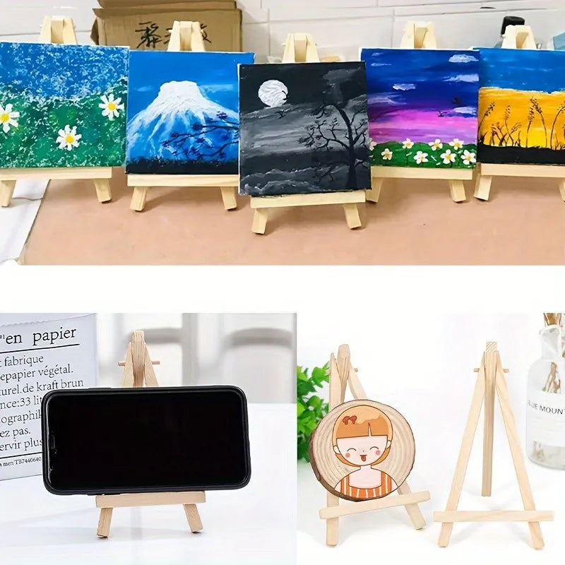 1 set of painting kit, 1 drawing board, 1 easel, 2 pens, 6 colors of paint, 1 palette, mini drawing board, acrylic paint    Home Decor Supply | Online Retail | ShoreShopper.com