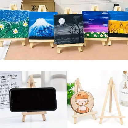 1 set of painting kit, 1 drawing board, 1 easel, 2 pens, 6 colors of paint, 1 palette, mini drawing board, acrylic paint    Home Decor Supply | Online Retail | ShoreShopper.com