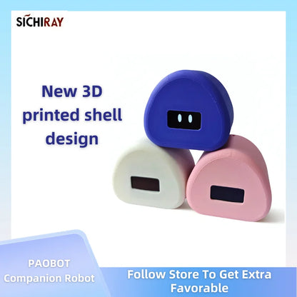 PAOBOT Intelligence Robot Companion Emo Robot Pets Interactive Smart Robot Toy Mini Desktop Robot Electronic Tamagotchi - ShoreCo.Shop