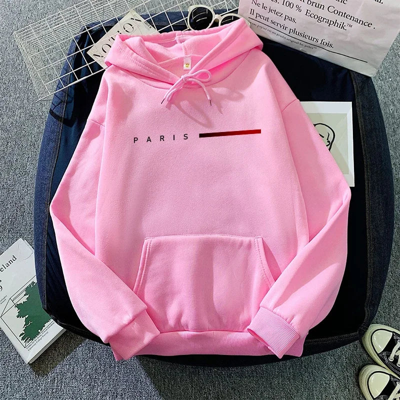Paris Letter Womens Sweatshirts Printed Home Casual Hoodies Sports Pullover Tops Daily High Quality Woman Clothing Autumn Winter    Home Decor Supply | Online Retail | ShoreShopper.com