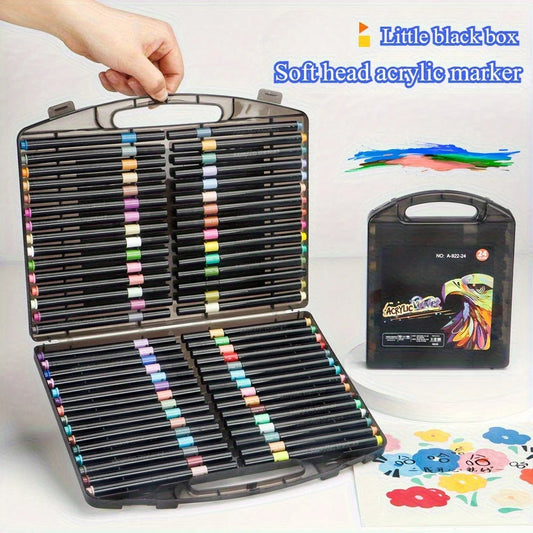 12/24/36/48 Colors Art Acrylic Markers Waterproof For Painting Wood Stone DIY Student Gift Art Stationery School Supplies    Home Decor Supply | Online Retail | ShoreShopper.com