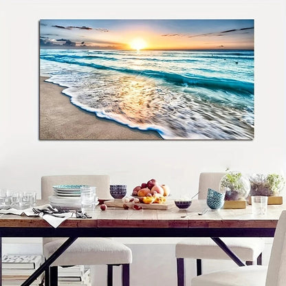Beach Sunset Wall Art Posters Large Landscape Canvas Painting Print Nordic Wall Decoration Picture For Home Decor    Your Coastal Marketplace | Shoreshopper.com