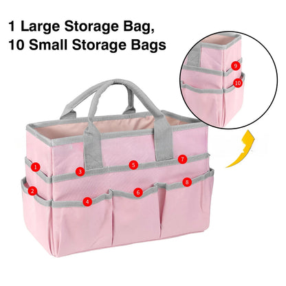 Art Supplies Teacher Portable Storage Bag, Gardening and Trimming Tool Bag, Craft Work Storage Bag, Portable Foldable Tote Pouch    Home Decor Supply | Online Retail | ShoreShopper.com