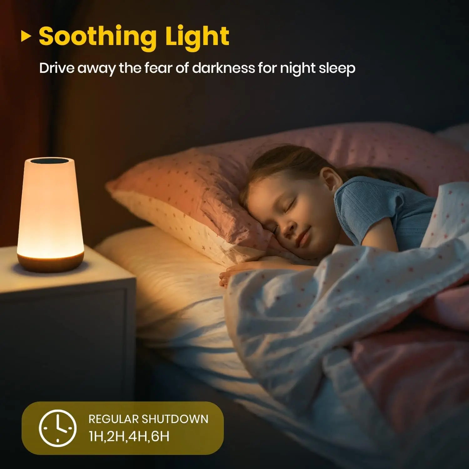 13 Color Changing Night Light Remote Control Touch USB Rechargeable RGB Night Lamp Dimmable Lamp Portable Table Bedside Lamp - ShoreCo.Shop