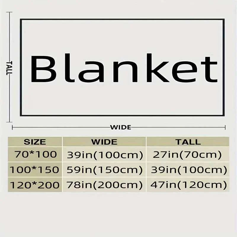 1pcs Shu Cotton Velvet Blanket Sheets Plush Double Sided Summer Air Conditioning Throw Blanket Office Blanket